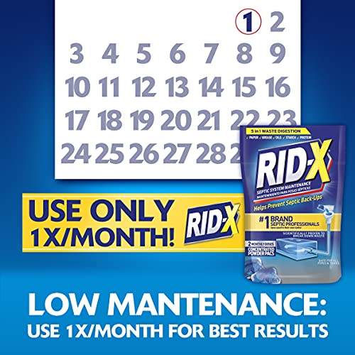 Rid-X Septic Tank System Treatment, Septic Tank Treatment, 3.2 Ounce