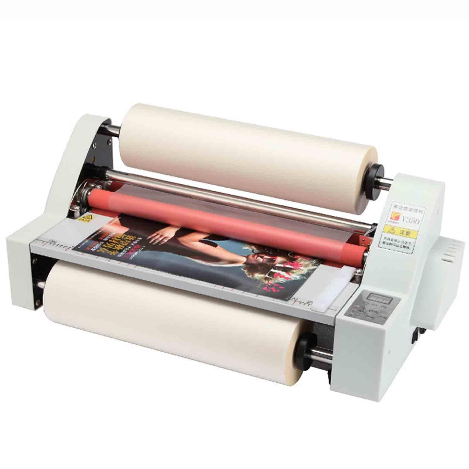 Plastifieuse Hama Home &amp; Office DIN A3/250 (Plastificatrice à chaud et à froid avec deux rouleaux, également compatible avec les formats DIN A4 / A5 / A6, etc.), noire