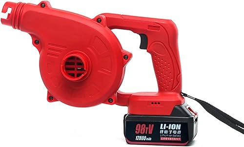 Miniatura 7 de Gdrasuya10 Soplador de hojas inalámbrico, soplador de hojas de mano de 20.5 x 7.1 in con batería y cargador para el cuidado del césped, eliminar