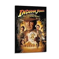 Amazon｜映画ポスター インディ・ジョーンズ ポスター装飾絵画