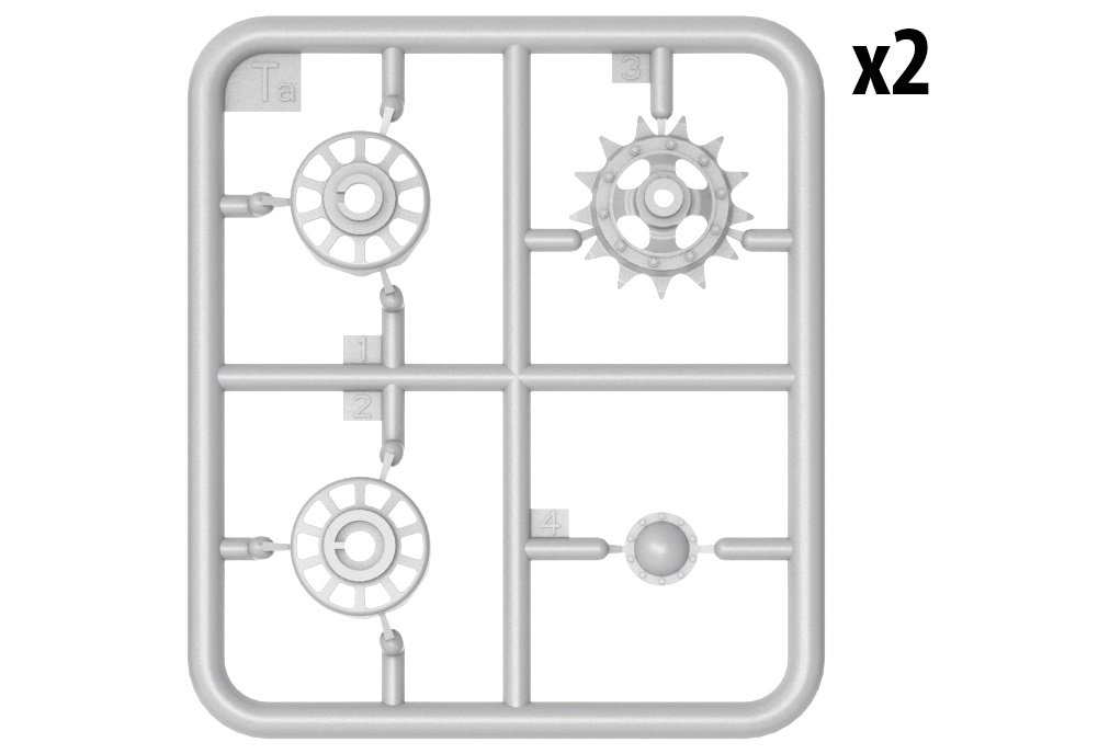 Miniart 1:35 -T-55/T-55A Wheels Set, Various, Various - Image 3