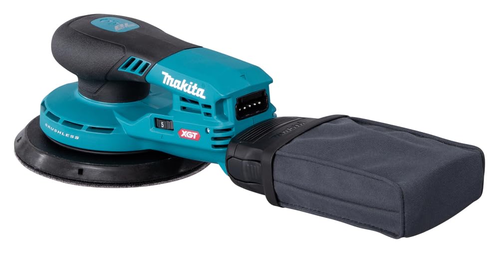 Makita BO004CGZ 40V Max Li-ion XGT 150mm Lijadora orbital aleatoria sin escobillas, baterías y cargador no incluidos