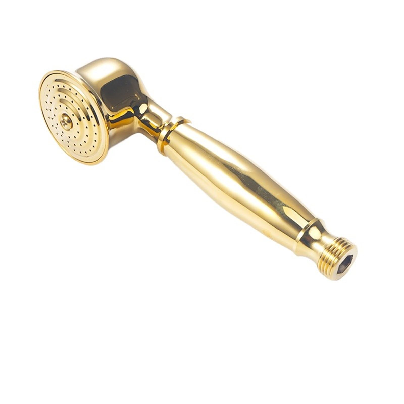 Doccetta Sle Vinta Gold con tubo in acciaio inox da 150 cm in ottone a forma di telefono con connettore G1/2"