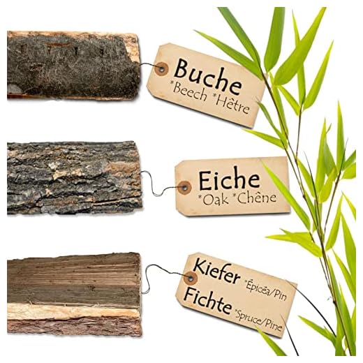 Leña · 10 kg | 20 kg | 30 kg | 0,5 RM | 1 RM | Haya · Roble · Pino/Abeto · Secado · (Haya, 10 kg) · 25 – 28 cm · Venta a la chimenea