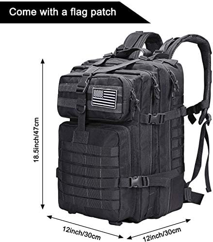 G4Free 40L Military Tactical Backpack Molle Shoulder Bag Rucksack Assault Pack Daypack for Camping Trekking Hunting Fishing