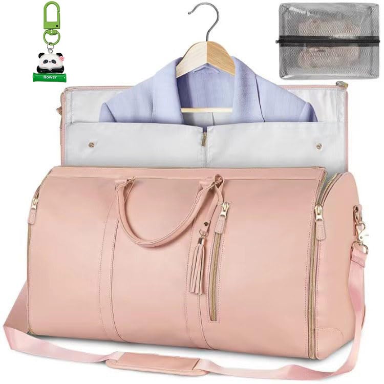Generic Travel Bags for Women - Multifunctional - Zipper Closure - Pink - Cotton - 52x32x25cm