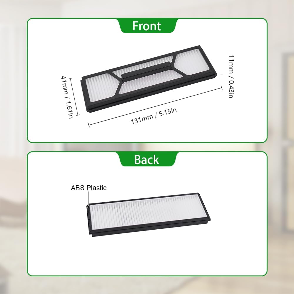 Neutop Hepa Filter Replacement Set, Compatible with eufy Robot Vacuum Omni S1 Pro/S1, Vacuum Cleaner Accessories Parts, 8-pack