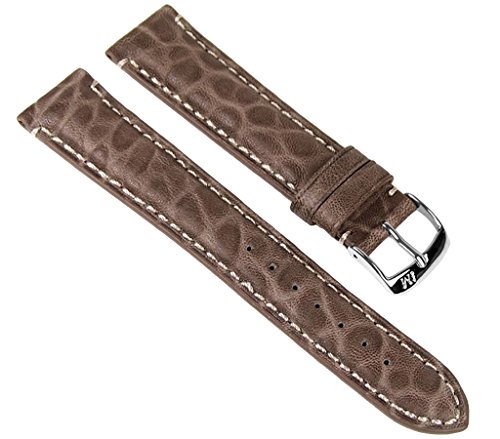 Morellato Miro Agnello Frisé Ersatzband Uhrenarmband Lammleder Blassbraun 20mm
