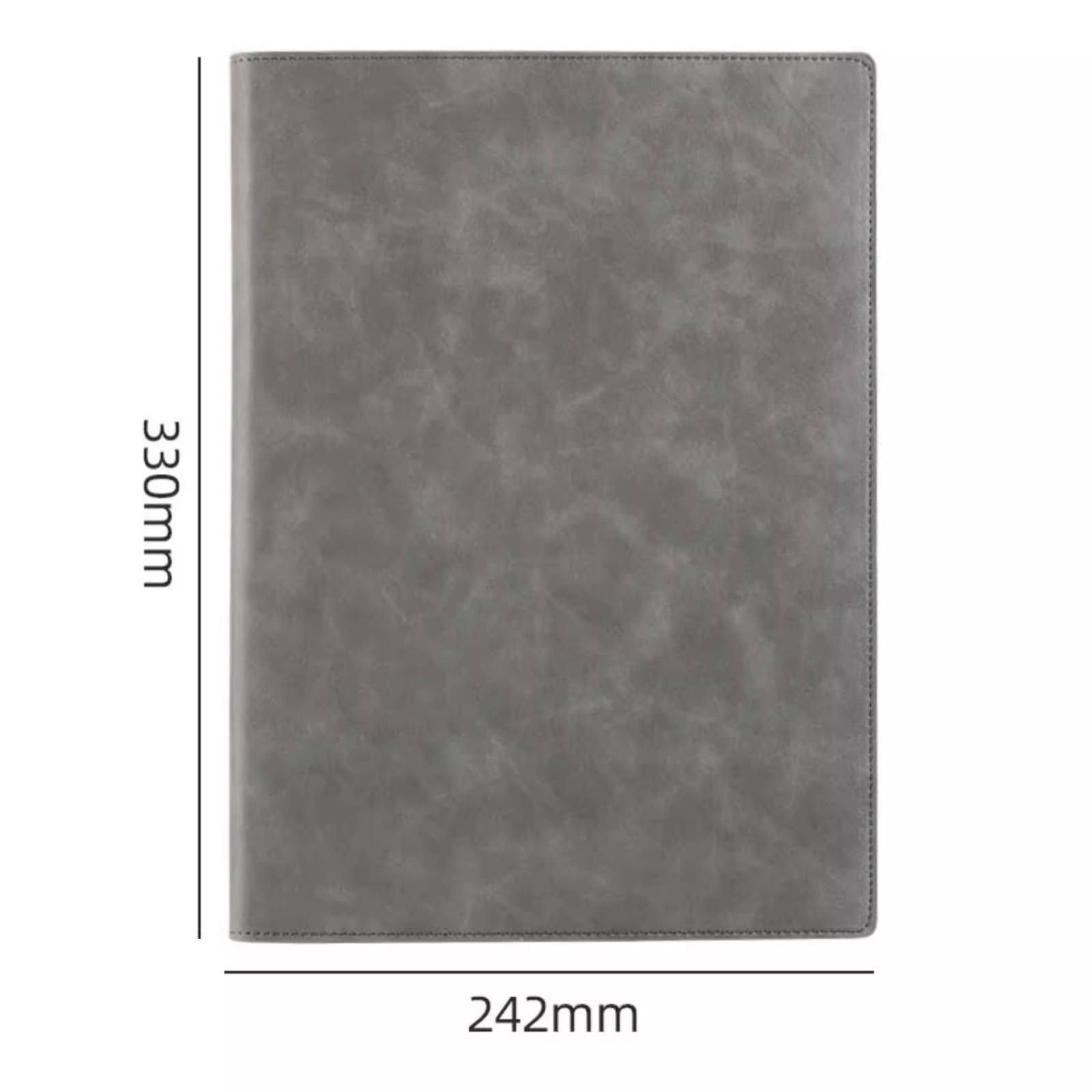 Cartella semplice da esposizione multifunzionale in pelle lavoro con inserto for penna Blocco for conferenze magnetico Libro for firma di contratto 2 pezzi File espandibile