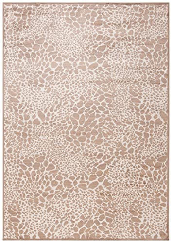 Safavieh Animal Print Indoor Woven Rectangle Area Rug, Atlas Collection, ATL985, in Camel/Stone - Image 3
