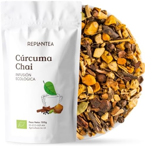 CHAI CURCUMA 100% Organic 100g (50 Cups) | Ayurvedic Bulk Infusio...
