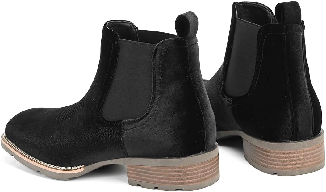 Cowboy Boots for Men Western Men's Boots Casual Dress Slip On Chelsea Boots Retro Stylish Shoes