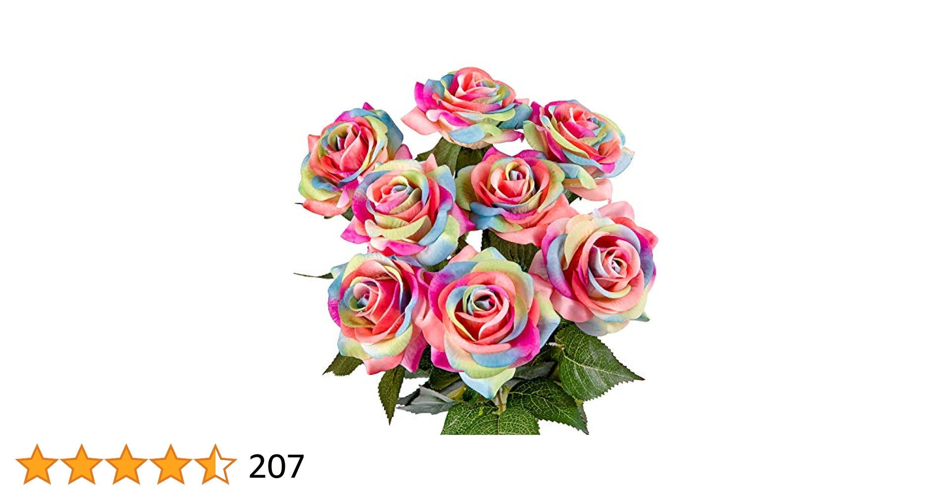 HaRu レインボー ローズ フラワー バラ 花 薔薇 1点物 絵画 油絵
