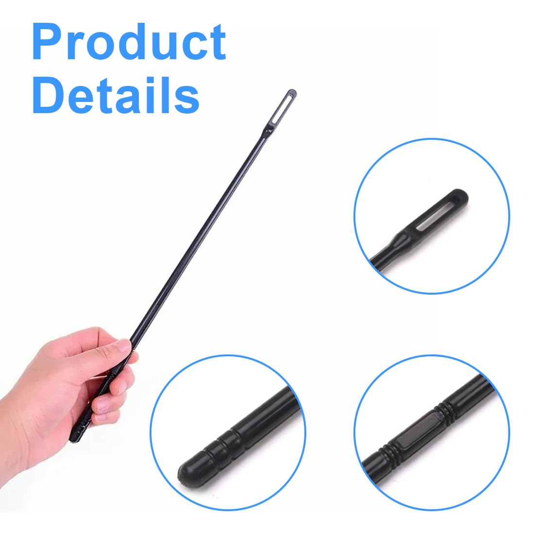 Kit Pulizia Flauto 3 Pezzi | Asta E Panni Per Pulizia Interna, Manutenzione Strumento - Foto 2