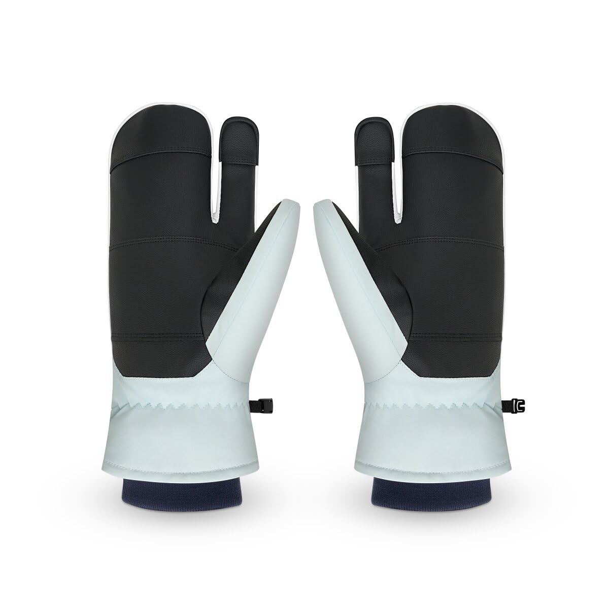 SIROKO Guantes térmicos Tres Dedos esquí Glisse Light Blue Azul