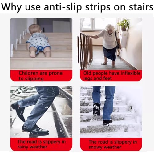Placas antideslizantes para escaleras que evitan caídas y protegen los escalones de la lluvia 3