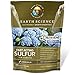Earth Science Fast Acting Sulfur – Soil pH Reducer, Lowers pH Instantly, Reduces Nutrient Runoff, Improves Growth & Color for Acid-Loving Plants, Long-Lasting Lawn Care Flower Bee Supplement(2.5lb)