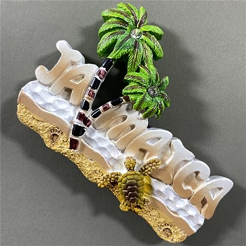 Imán Decorativo Jamaica Creative Letters 3D miniatura 3