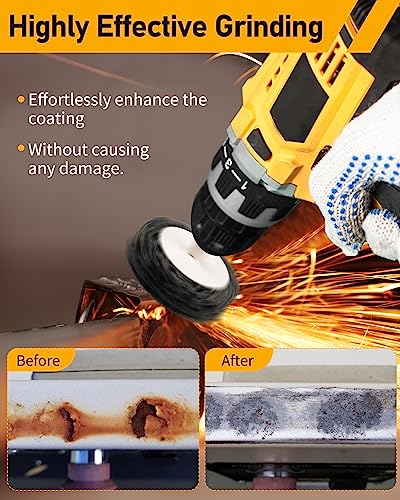 Zorunna 005-Z 2 Inch 4Pcs Quick Change Easy Strip Discs With 1/4 Inch Hex Shank, Paint Stripper Wheel thumb #2