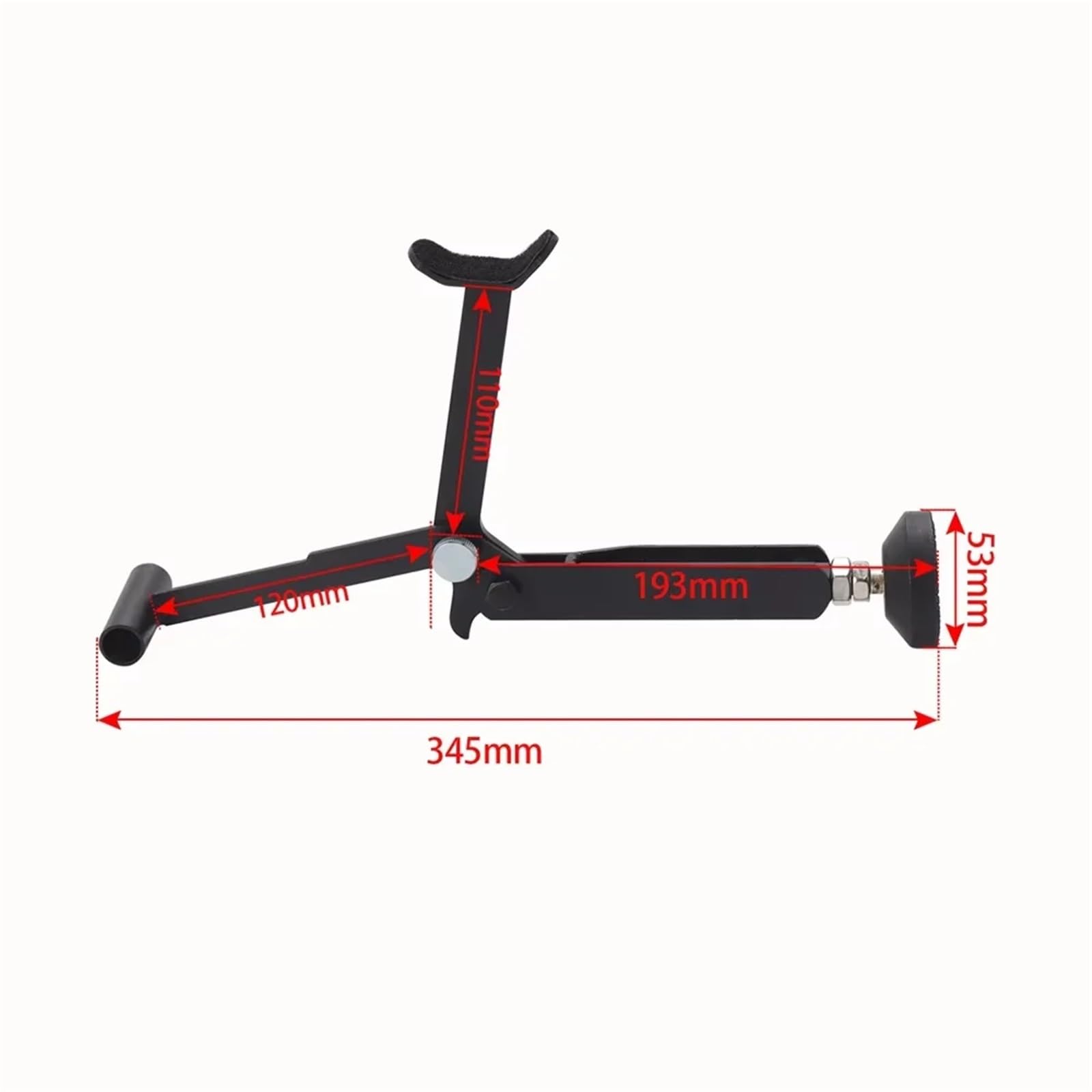 adapter podpórki Rama podnosząca składana do motocykla, ciężka, stabilna rama dźwigu z podłokietnikiem