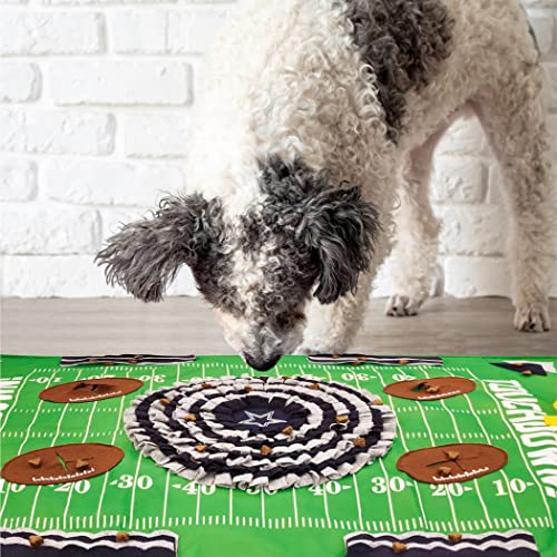 NFL Dallas Cowboys Pet Snuffle Mat, Football Field Feeding Game, Interactive Dog Sniffing Food Puzzle Mat Toy, Pet Foraging Mat, Slow Feeding Healthy Cat, Pet Treat Puzzle NFL Dallas Cowboys Pet Snuffle Mat, Football Field Feeding Game, Interactive Dog Sniffing Food Puzzle Mat Toy, Pet Foraging Mat, Slow Feeding Healthy Cat, Pet Treat Puzzle