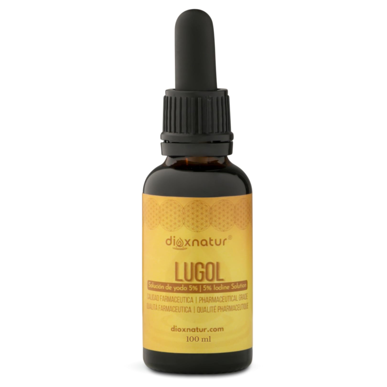 Lugol Solution 5% Pharmaceutical Grade 100ml | Liquid Iodine and Potassium Iodide Drops with Accurate Dosing Pipette-image-4