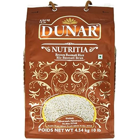 Dunar - Brown Premium Basmati Rice (Nutritia), 10 Lbs Cover