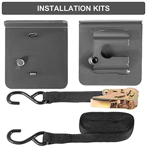 Vevor Truck Bed Extender 56.7"X26"X18.5" Tailgate Extension, Aluminum Alloy Black Pickup Bed Expander For Ford F150 04+ F-150 07+ Titan 06+ Tundra 07+ Silverado/Sierra 03+ Ram 1500/2500/3500 #TOP6