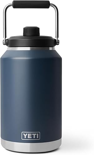 Miniatura 3 de Yeti Rambler Jarra de un galón 2.0, con aislamiento al vacío, a prueba de fugas, de acero inoxidable con tapa magnética, azul marino