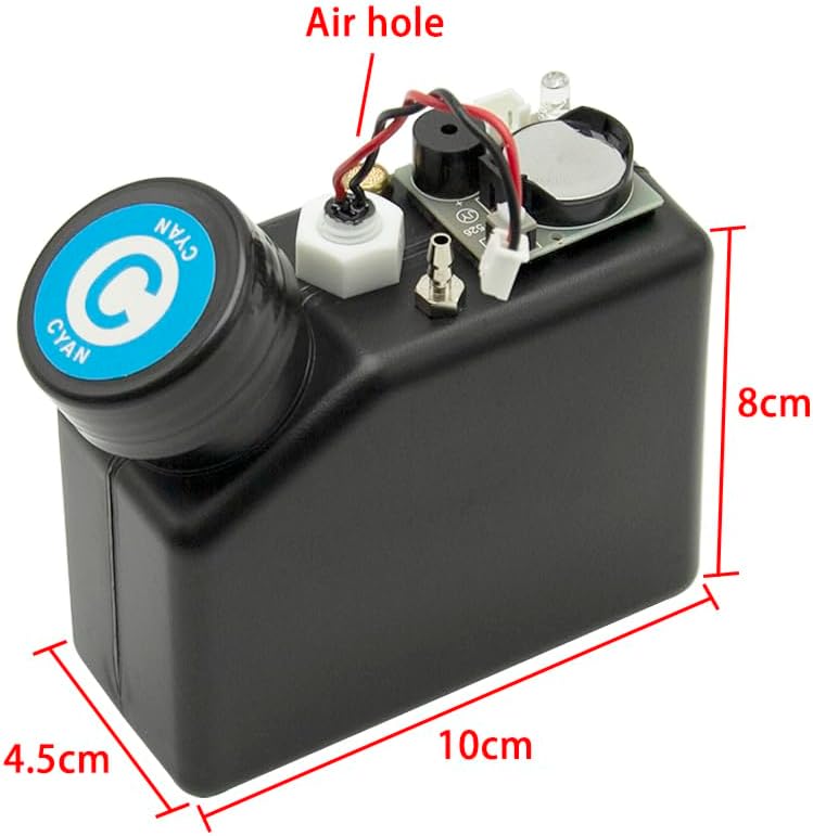 250ml Ink Tank Ink Cartridge Ink Bottle Continuous Supply Ink System with Stirring Motor Alarm Float Sensor