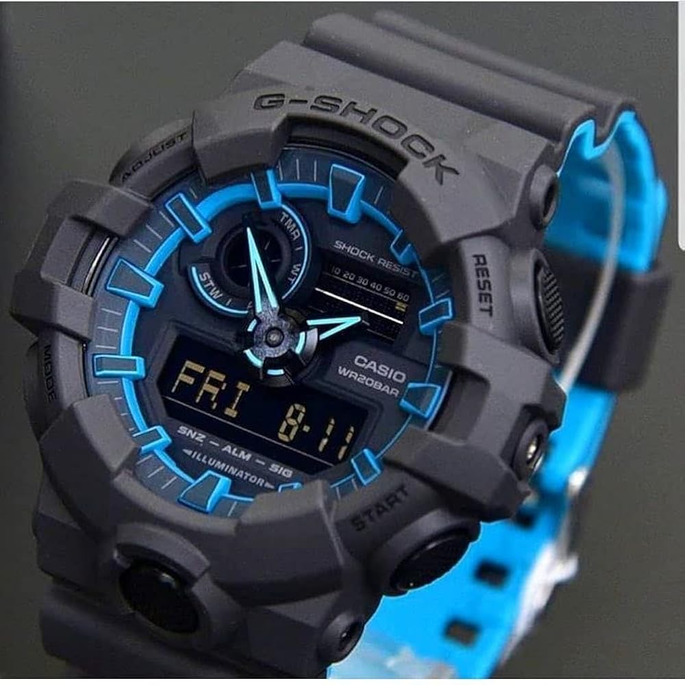 Casio G-Shock Analog-Digital Black Dial Men's Watch - GA