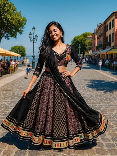 Women's Navratri Garba Lehenga Choli Traditional Festival Party Wear Wedding Chaniya Choli.3