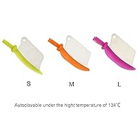 Vista 3 de Angzhili Cuña de plástico dental de 120 unids/3 cajas con hoja de metal, cuña proximal para el diente de relleno, 3 tamaños