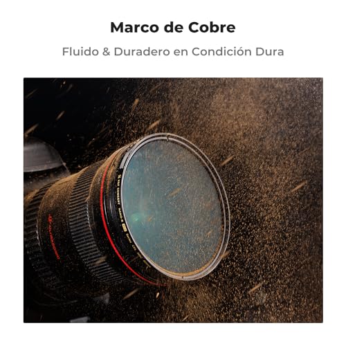 K&F CONCEPT Nano-X Pro 95mm Filtro Polarizador Circular Filtro CPL con Marco de Cobre Vidrio Óptico con 36 Capas Revestimiento Nano para Objetivo - imagen 4