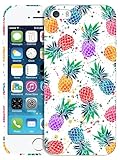 Glisten - iPhone 5 Case, iPhone 5s Case, iPhone SE 1st Gen Case - Pineapple Pattern Printed Cute, Slim & Sleek Plastic Hard Snap on Designer Back Phone Case/Cover for iPhone 5s / 5 / SE 2016.