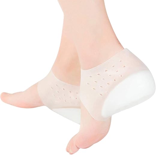 COZYVACOMFORT Silicone Heel Protectors with Invisible Height Increase – Invisible Height Increase Shoe Insole Air Cushions...