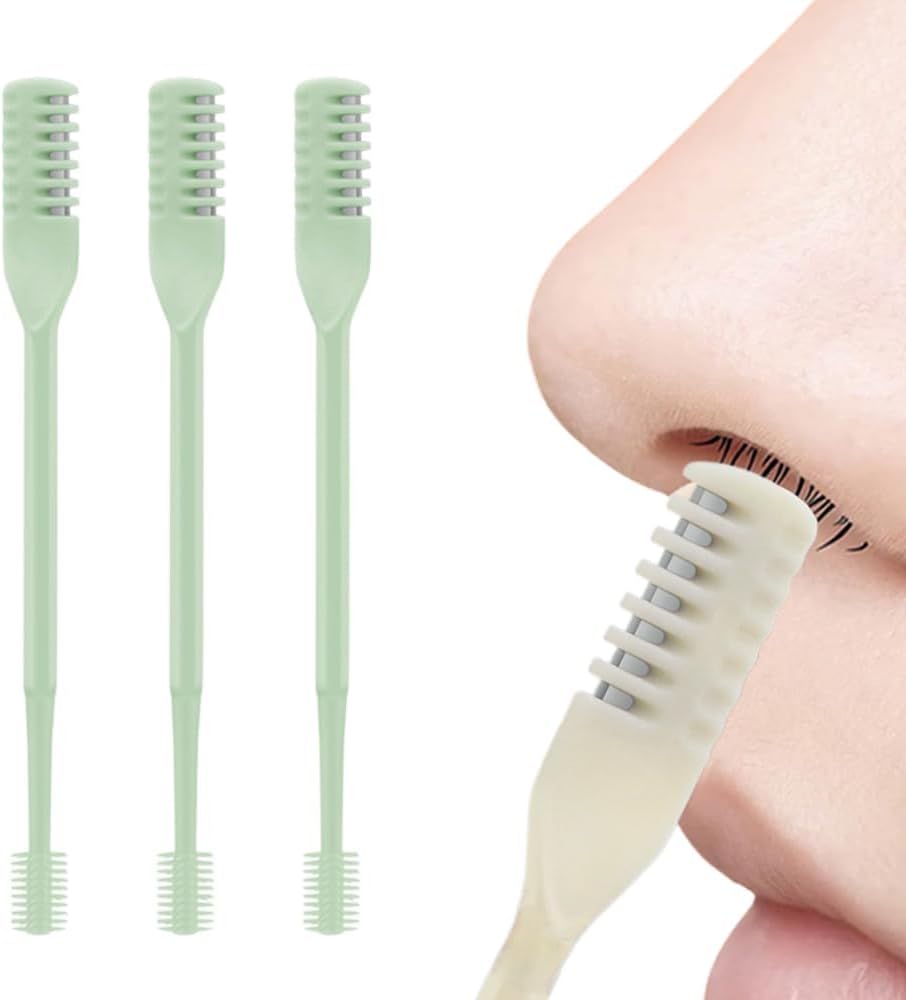 2025 New 2-in-1 Nasal Hair Cutter, Upgrade Nose Hair Cutter for Women & Man, Portable 360° Rotating Manual Nose Hair Trimmer for Men and Women, Colorful (Green 3pc, 1) 2025 New 2-in-1 Nasal Hair Cutter, Upgrade Nose Hair Cutter for Women & Man, Portable 360° Rotating Manual Nose Hair Trimmer for Men and Women, Colorful (Green 3pc, 1)
