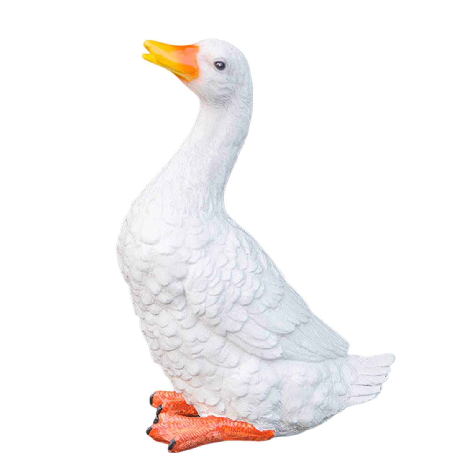 Yxcqhzm Duck Goose Garden Ornaments Outdoor,Cute Resin Outdoor Statue Flexible Simulation Ornaments For Outdoor Yard Lawn Garden Decorations Gifts (Duck)
