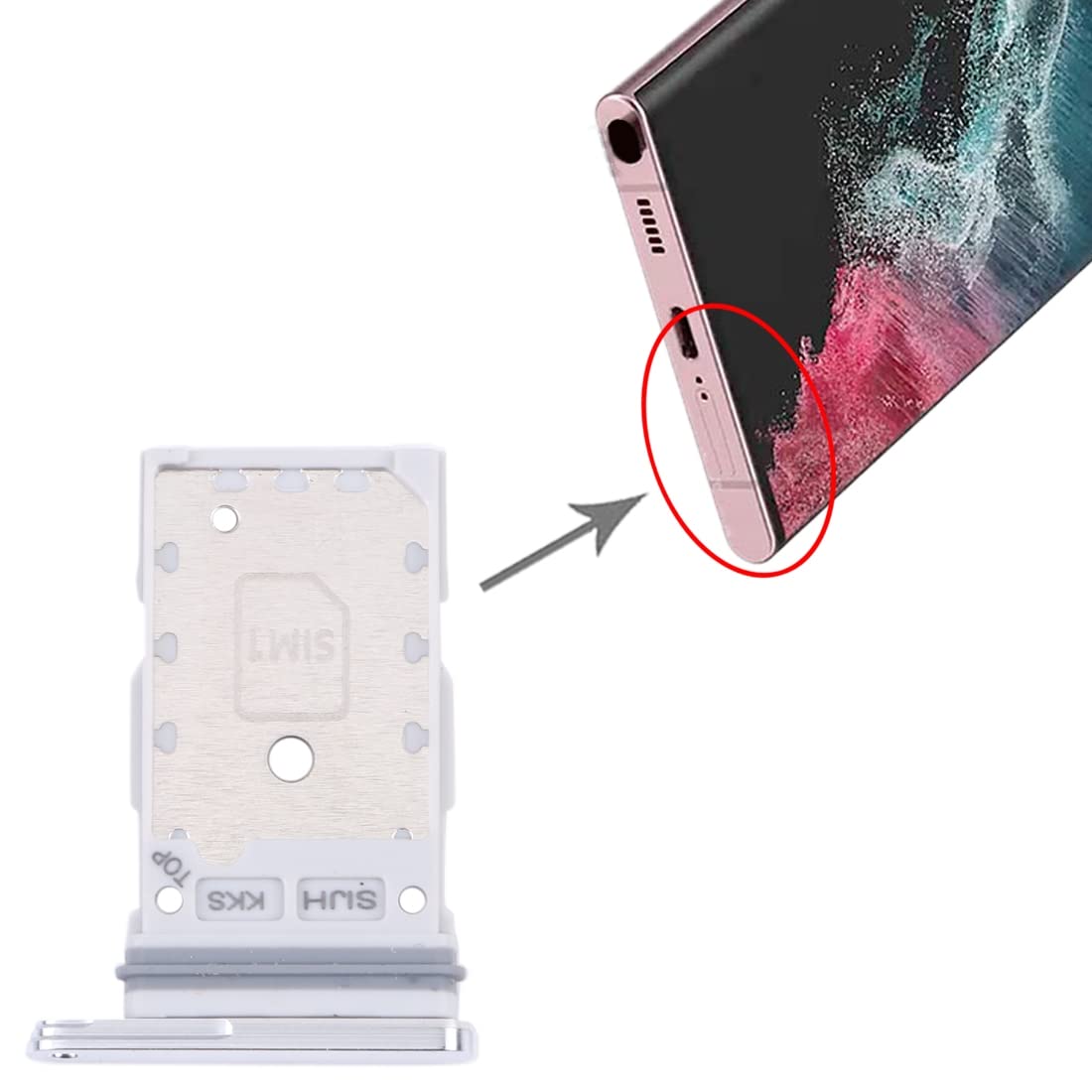 Amazon | HCG電話交換部品 Samsung Galaxy S22 Ultra 5G SM-S908B