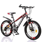 Esta bicicleta deportiva para niños y niñas viene con ruedas de entrenamiento y una tija de sillín de liberación rápida que facilita el ajuste de la altura del asiento.