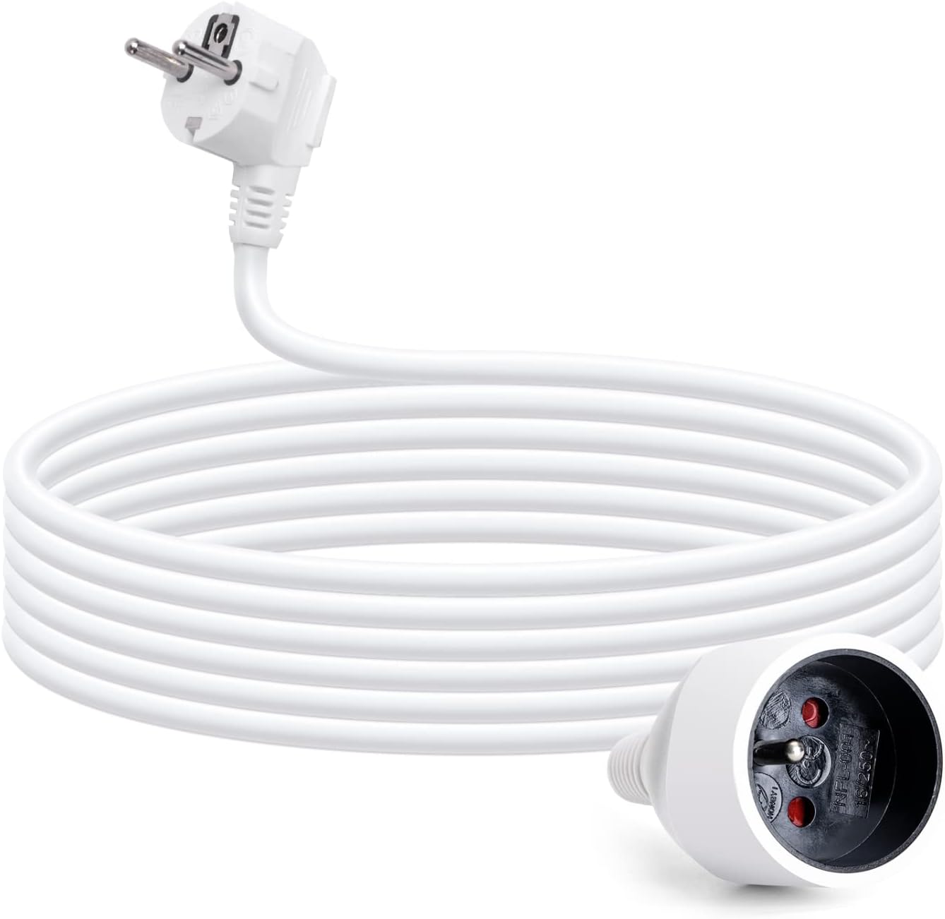 Rallonge câble MutecPower - Prise Schuko avec connecteur à 2 Voies ...