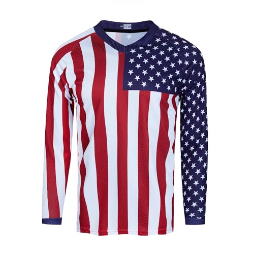 Dirtbike Jersey Kids Cycling Dirt Bike Shirts Long Sleeve Youth Boy Girls Mountain Bicycle Clothes Children Motocross Moto Top Downhill Riding Racing Clothing Biker Wear USA XXS
