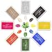 NO Guanyj 8 Farben Stempelkissen Set Bunt Stamp Pad Stempelkissen Bunt Fingerabdruck Stempelkissen Ungiftig Abwaschbar Tinte Stamp Pad für Papier Handwerk Stoff Malerei DIY Geburtstag Geschenk