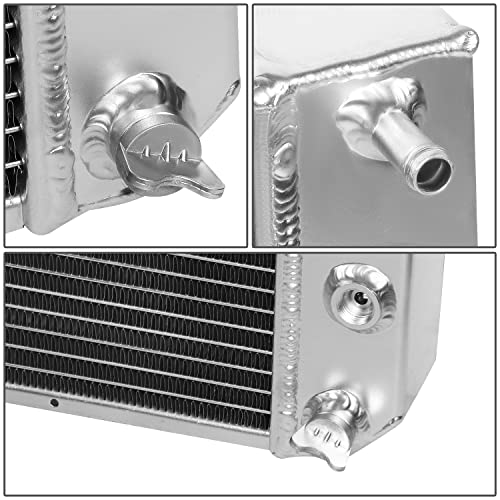 Image of DNA Motoring RA-CCV889-3 3-Row Full Aluminum Radiator Compatible with 91-96 Corvette V8 MT,23.50 x 18.00 x 2.13,1.50 inchInlet / 1.625 inchOutlet