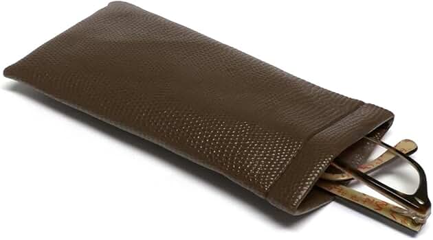 Amazon.com: Calabria Soft Squeeze Spring Top Eyeglass Case