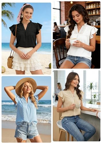 Save on ECOWISH Women's Ruffle Blouse - Use Code 5DMH95Z6 - Image 6