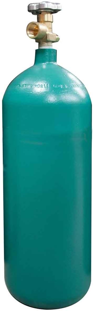 New 15 Cu Ft. Aluminum Nitrogen Cylinder with CGA580 Valve Welding Industrial