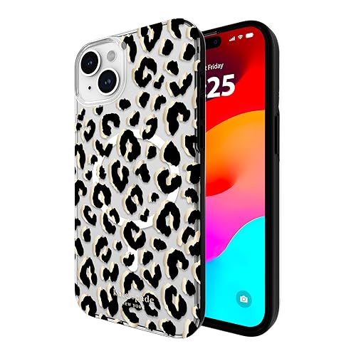Coque iPhone 15 Plus Kate Spade MagSafe : protégez votre écran avec style