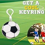 CARESWAY Football Water Bottle for Boys and Girls - Football Gifts for Boys and Girls - Collapsible Bottle for Children Drinks - Image 4