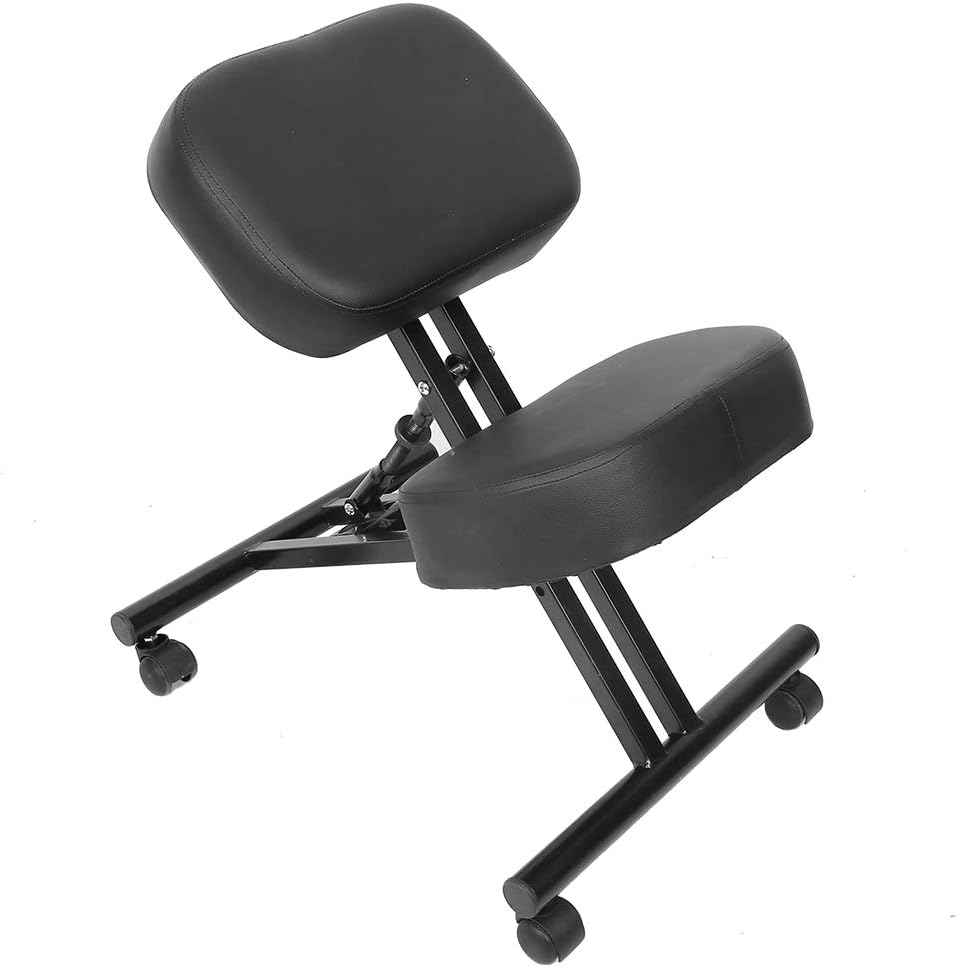 Ong Silla, Taburete para la Rodilla Asiento de Postura en ángulo móvil Sillas de Oficina para arrodillarse para Problemas de Espalda Soporte para Reducir el Dolor en el hogar y la Oficina